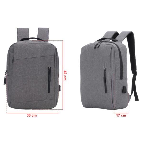 Mochila de Nylon USB 21L - Image 8