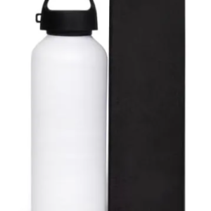 Garrafa Em Alumínio Branco - 600 Ml